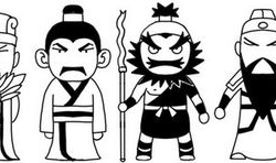 三国人物漫画,漫画中的英雄传奇